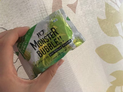 モンスターバブル スッキリFREE 1錠/バブ/炭酸系入浴剤の画像