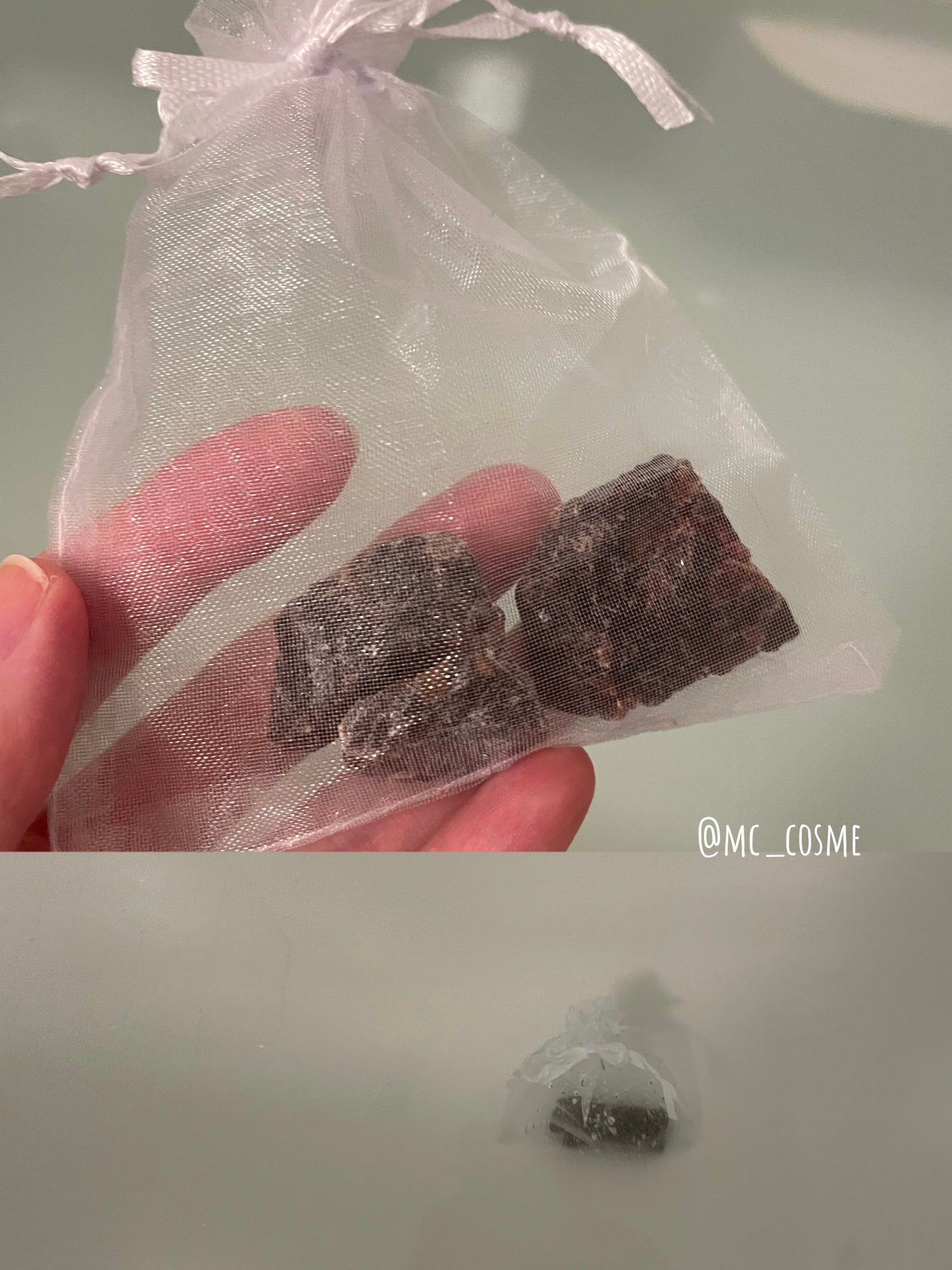 クォーツバスソルト ルビー/eume(イウミー)/無機塩系入浴剤を使ったクチコミ(3枚目)