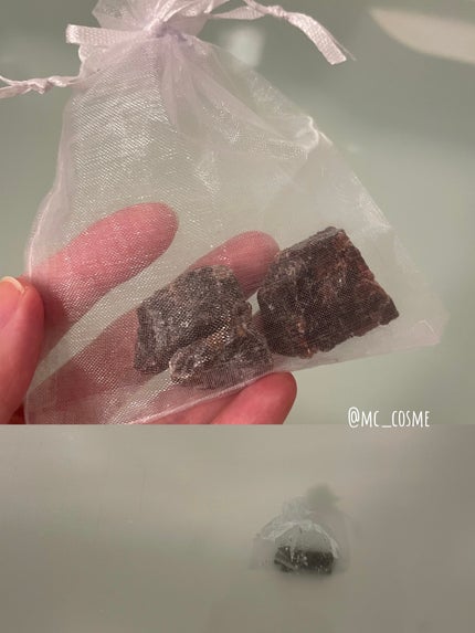 クォーツバスソルト ルビー/eume(イウミー)/無機塩系入浴剤を使ったクチコミ(3枚目)