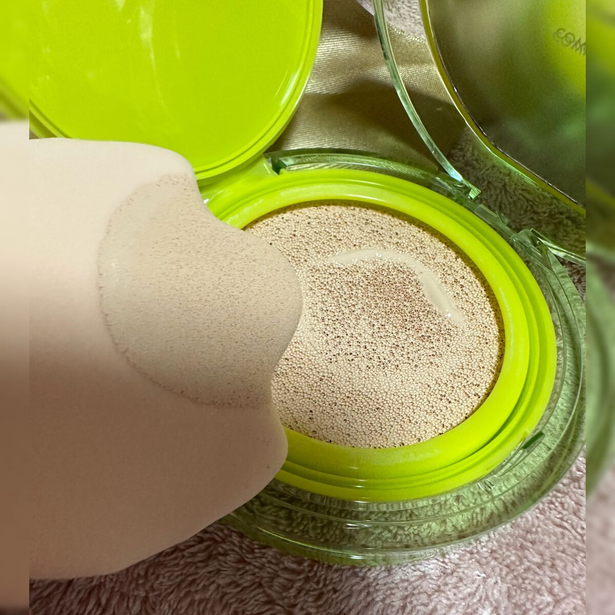 コンフィーライトクッション/LUNA/クッションファンデーションを使ったクチコミ（3枚目）