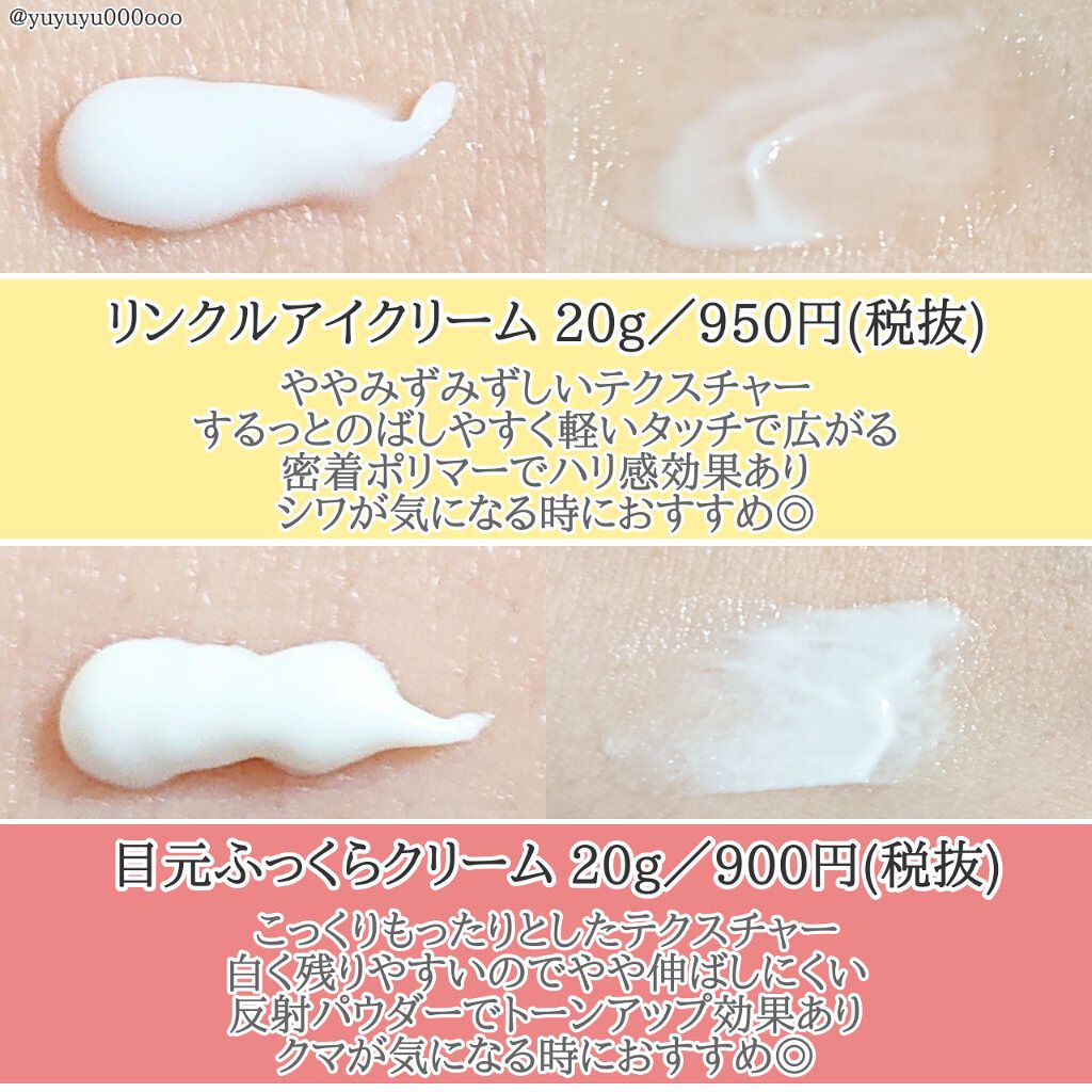 目元ふっくらクリーム NC/なめらか本舗/アイケア・アイクリームを使ったクチコミ(2枚目)