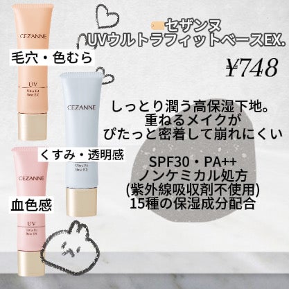 皮脂テカリ防止下地/CEZANNE/化粧下地を使ったクチコミ(5枚目)