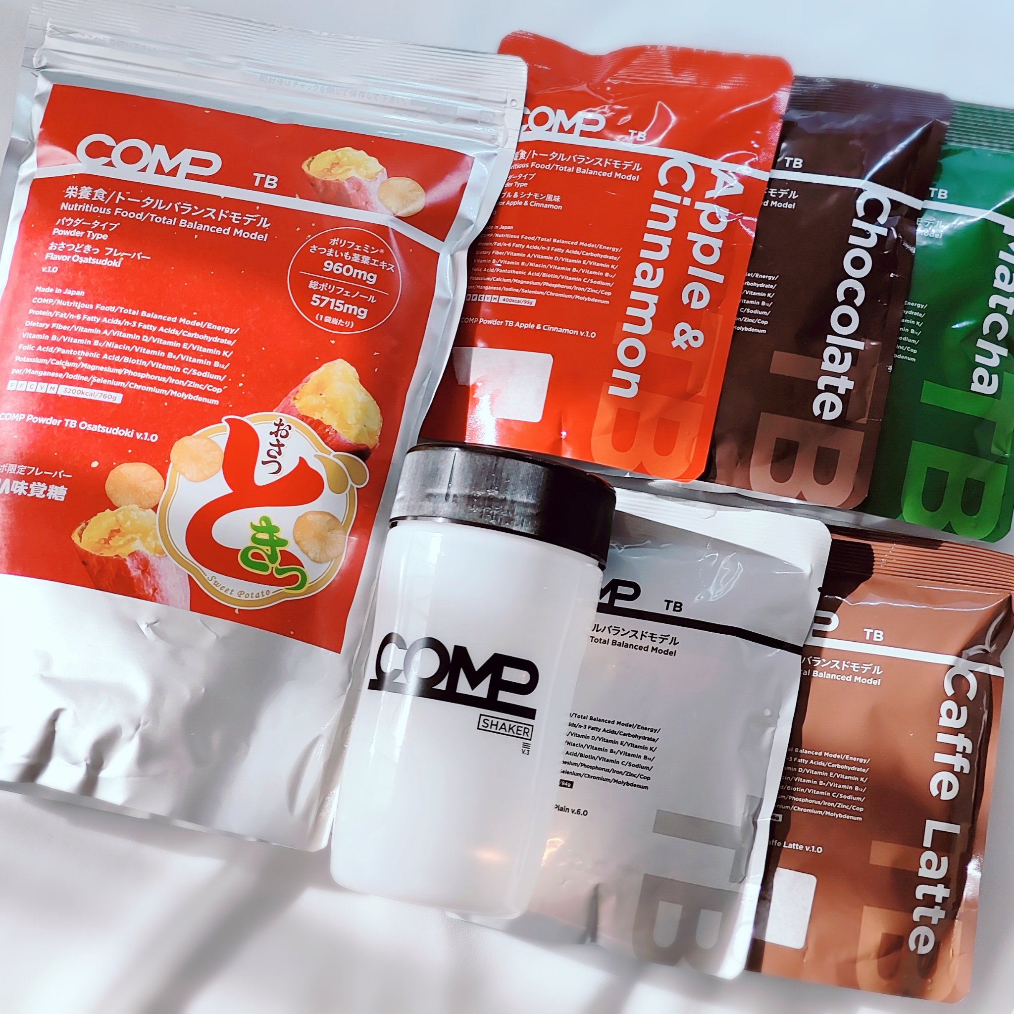 COMPパウダー トータルバランスドモデル おさつどきっ風味 1.0/COMP/完全栄養食を使ったクチコミ（1枚目）