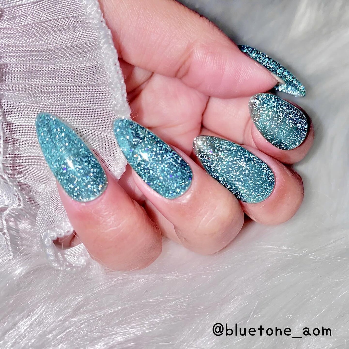 ⋆͛🦖⋆͛aomi on LIPS 「オリジナルフラッシュブルーグリーン☺️💚💙作ったカラーにぎっし..」(4枚目)