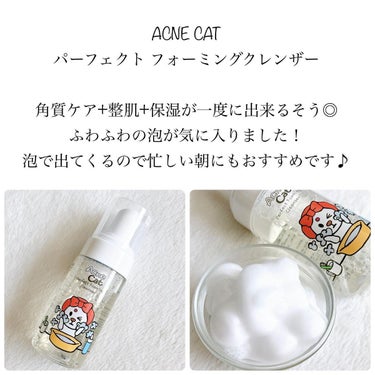 perfect foaming cleanser/Acne Cat/泡洗顔を使ったクチコミ（3枚目）