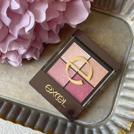 リアルクローズシャドウ CS13 ラッフルモーヴ/excel/アイシャドウパレットを使ったクチコミ(1枚目)