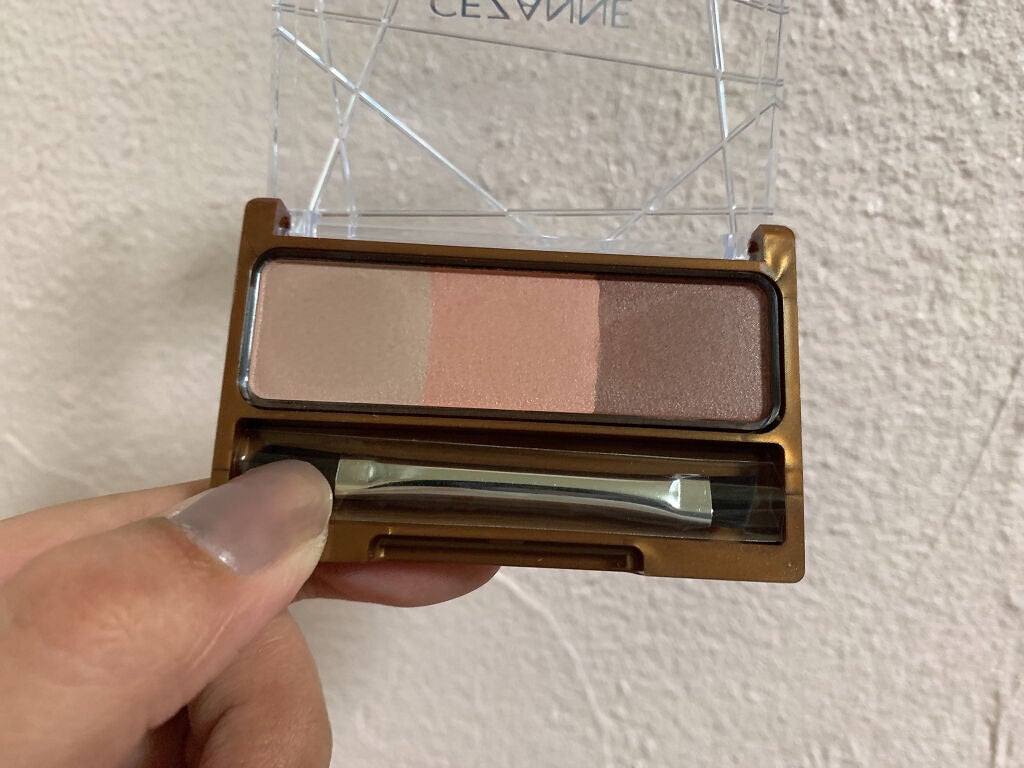 ノーズ&アイブロウパウダー/CEZANNE/パウダーアイブロウを使ったクチコミ(2枚目)