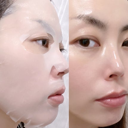 ディープモイスチャー マスク (ケアクリーム付き)/cerXcer/シートマスク・パックを使ったクチコミ(3枚目)