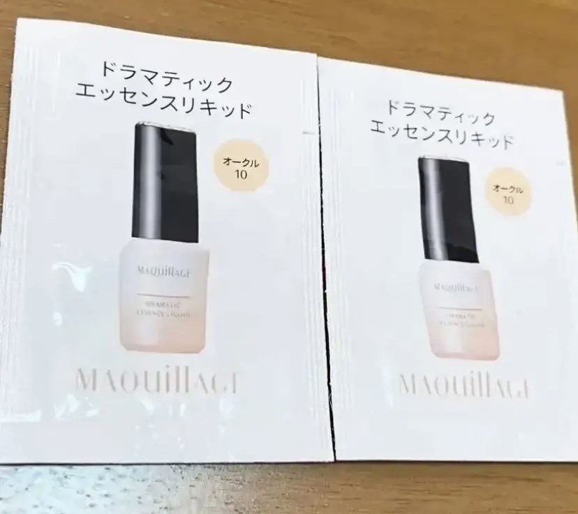 ドラマティックエッセンスリキッド/マキアージュ/リキッドファンデーションを使ったクチコミ（1枚目）