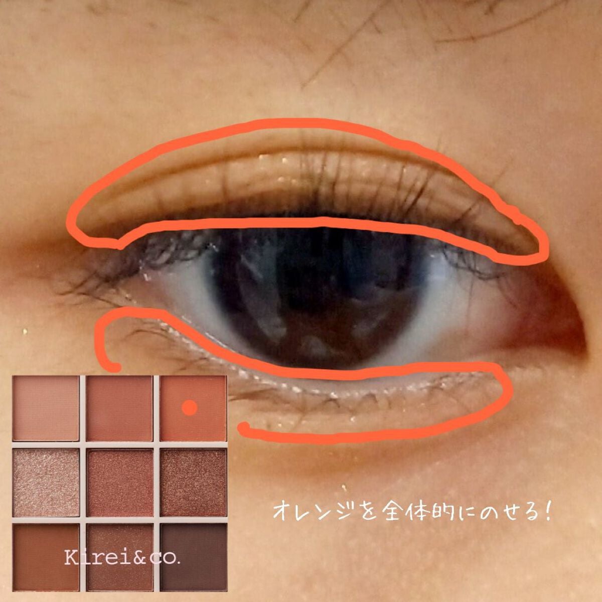 アイシャドウパレット/Kirei&co./アイシャドウパレットを使ったクチコミ(5枚目)