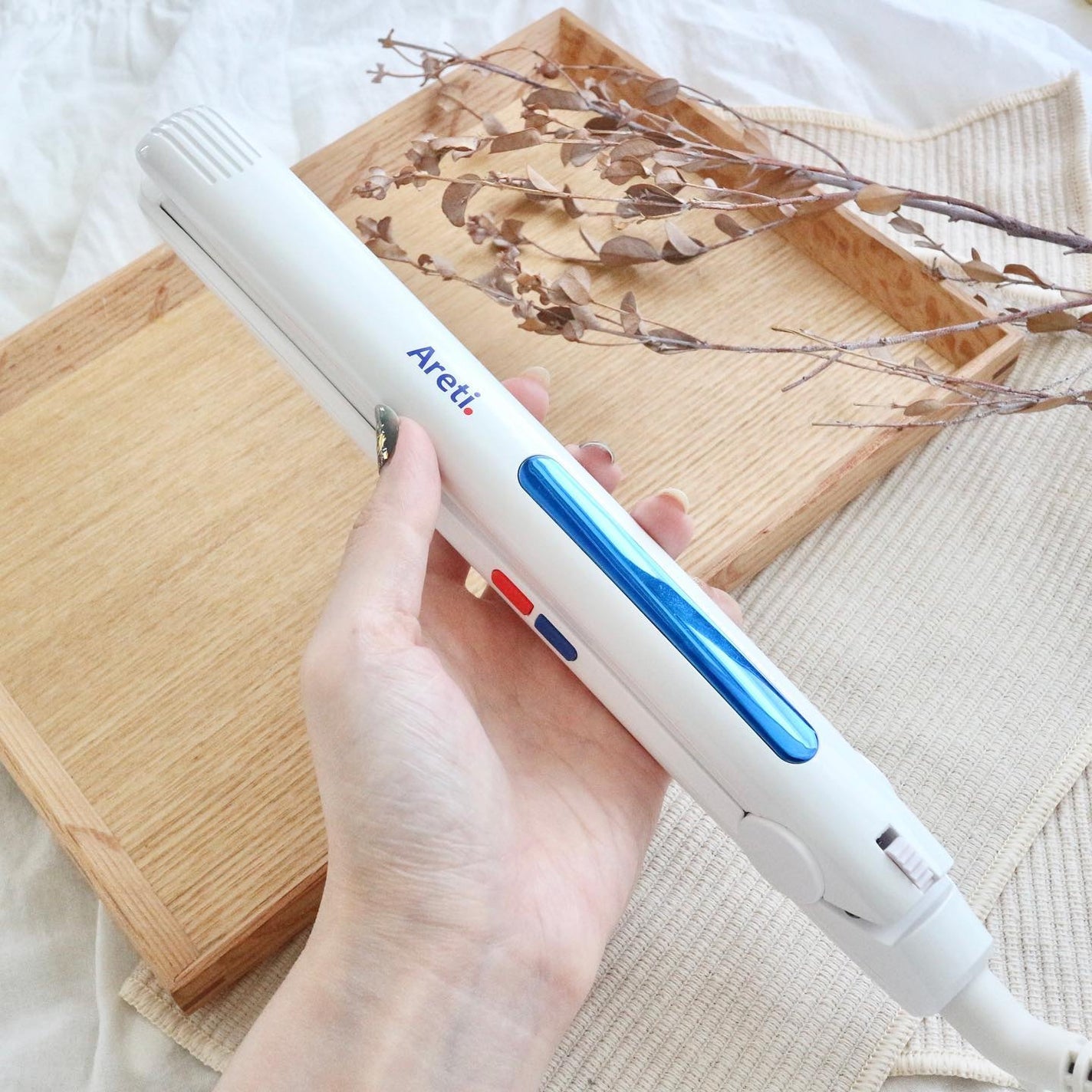 マイナスイオン ストレート カール 両用 ヘアアイロン 20mm Areti./Areti./その他ヘアアイロンを使ったクチコミ(3枚目)