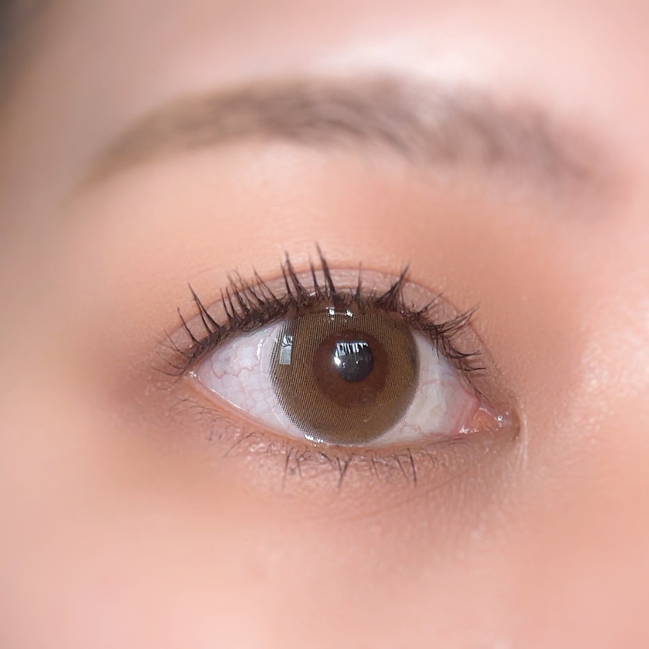 ハッシュシリーズ ハッシュブラウン/LENSSIS/カラーコンタクトレンズを使ったクチコミ（3枚目）