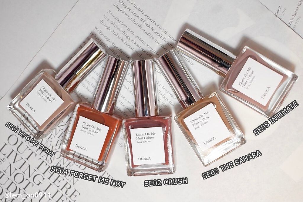 シャインオンミーネイルカラー/Dear.A/マニキュアを使ったクチコミ(4枚目)