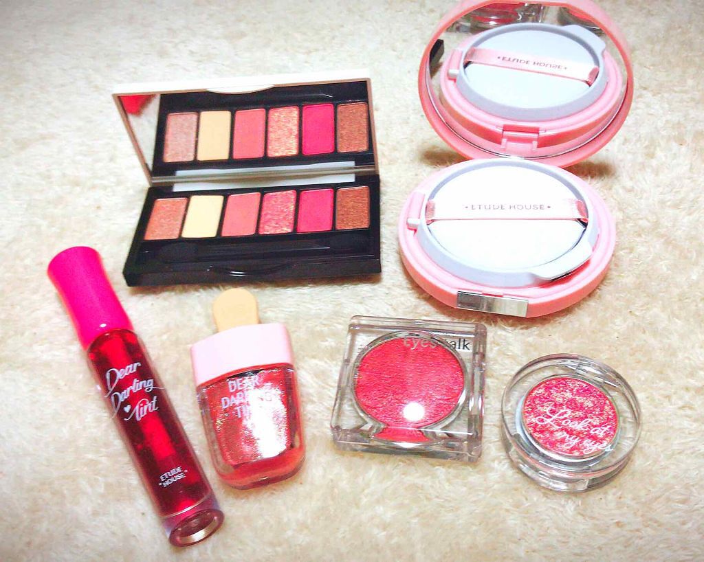 ディアダーリン ウォータージェルティント （アイスティント）/ETUDE/口紅を使ったクチコミ（1枚目）