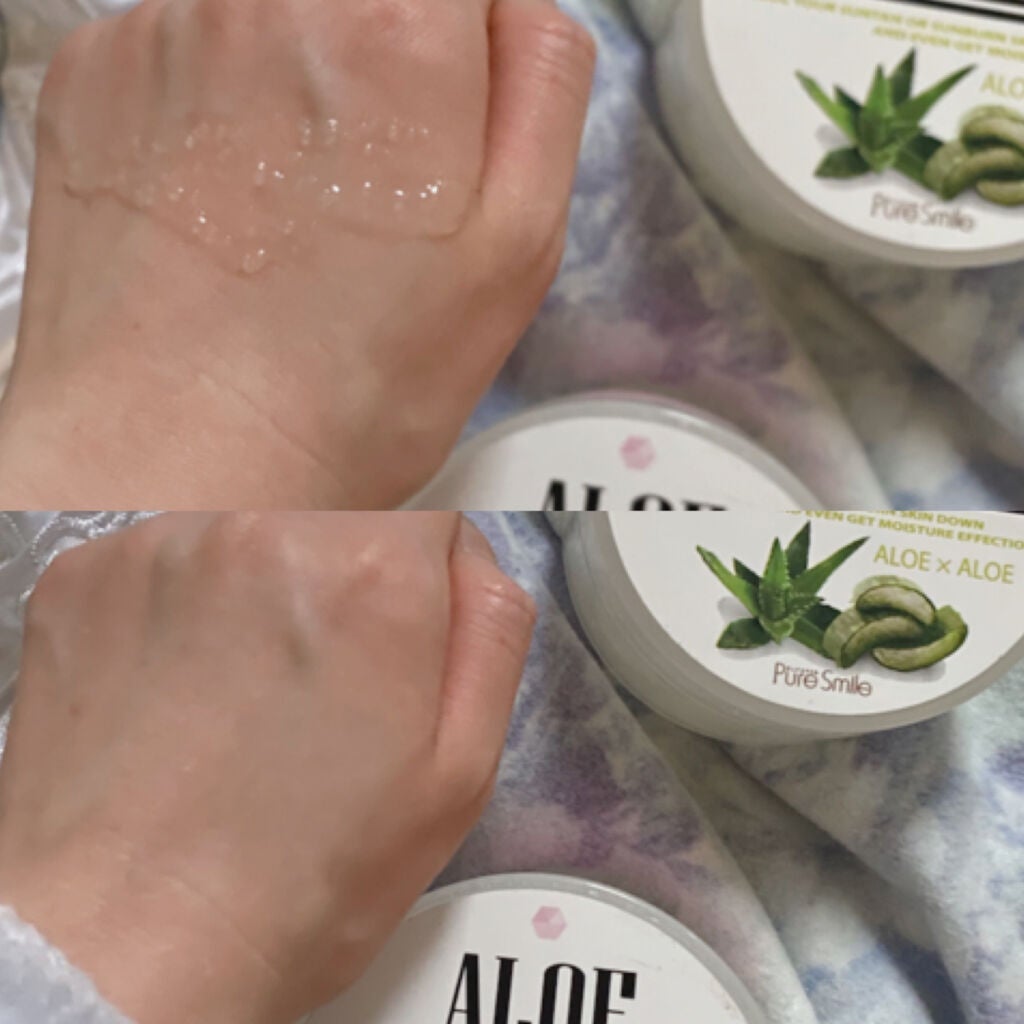 ピュアスマイル アロエシャーベットジェル/Pure Smile/ボディローションを使ったクチコミ(5枚目)