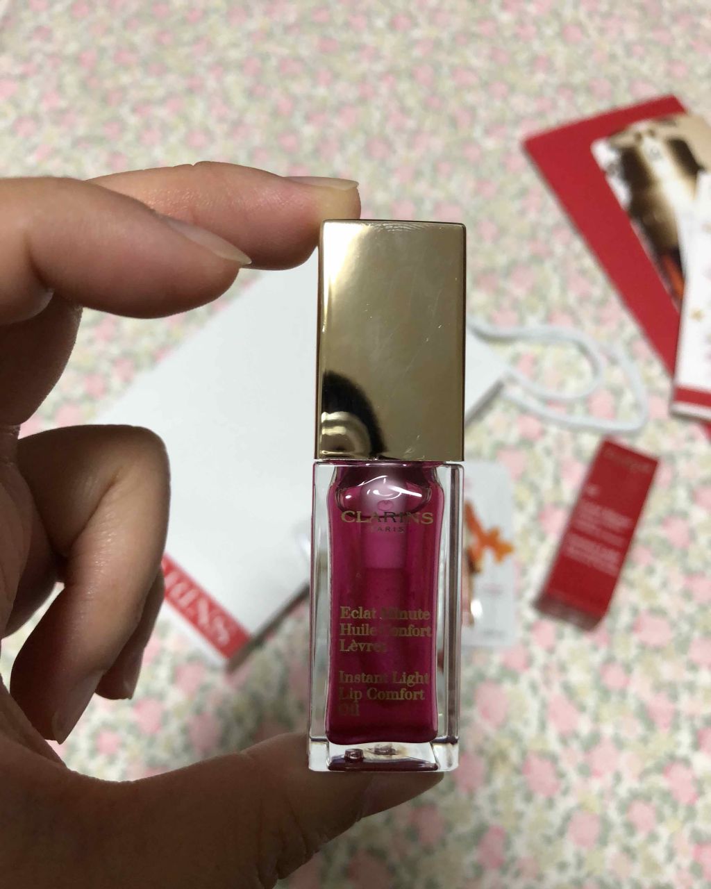 コンフォート リップオイル /CLARINS/リップグロスを使ったクチコミ（1枚目）