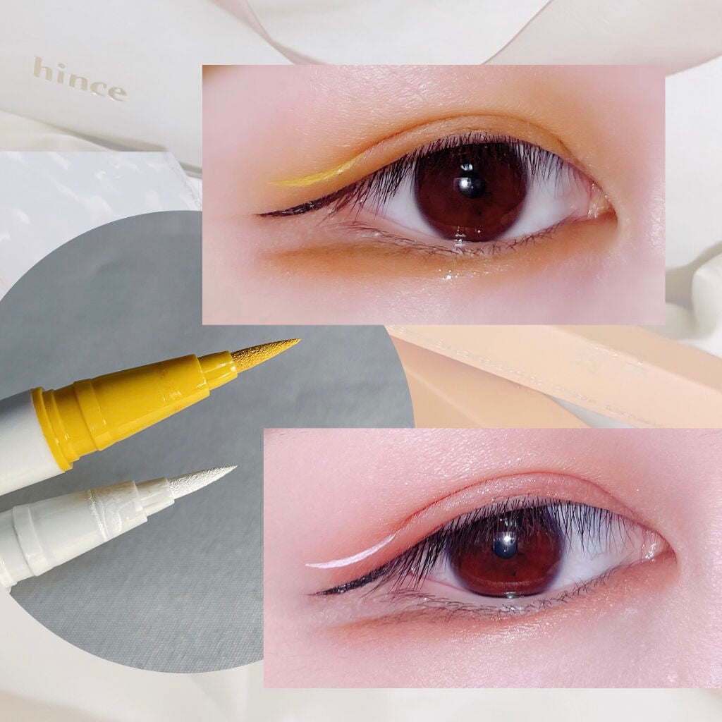 ニューアンビエンスカラーアイライナー/hince/リキッドアイライナーを使ったクチコミ(2枚目)