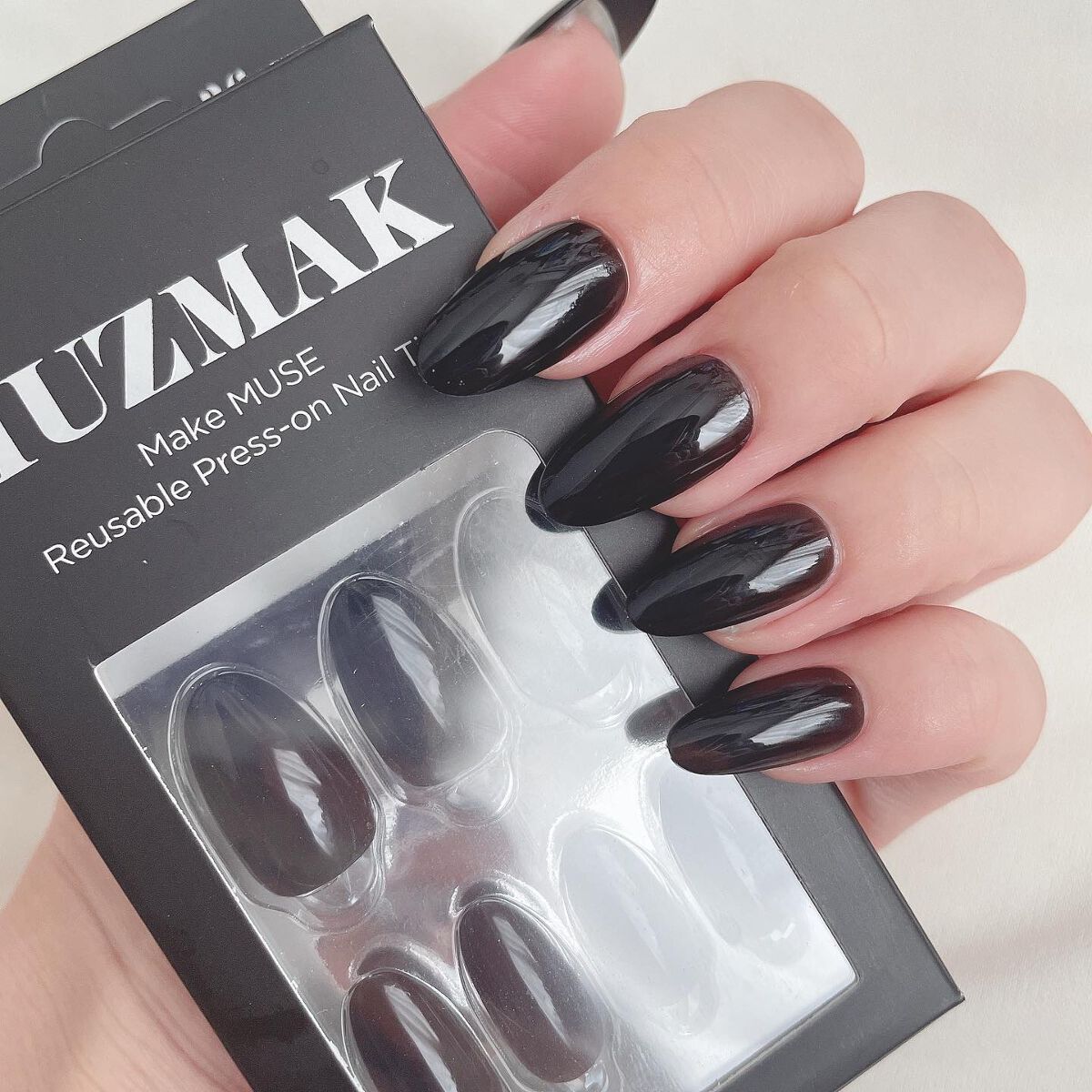 TPUネイルチップ(shape:Almond)/Muzmak/ネイルチップ・パーツを使ったクチコミ(2枚目)