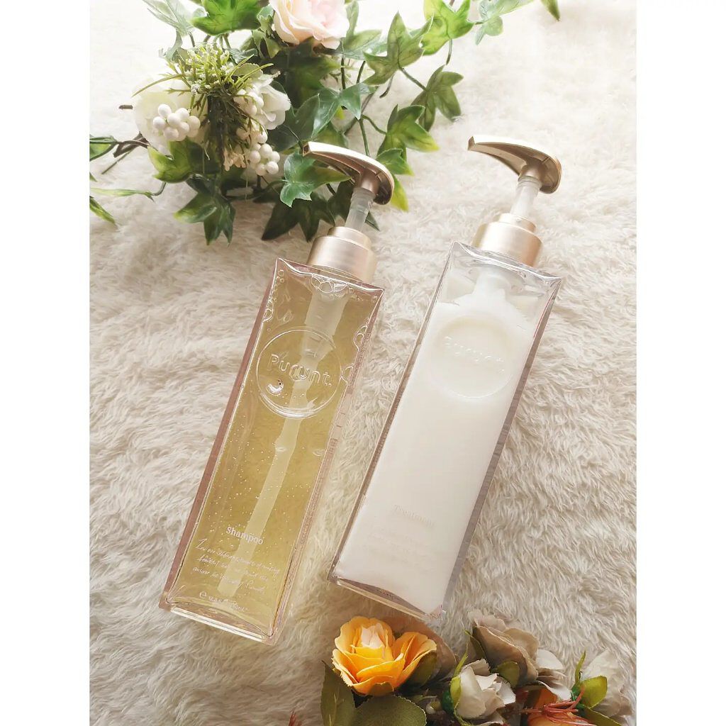 プルント モイストリッチ美容液シャンプー／モイストリッチリペア美容液トリートメント/Purunt./市販シャンプーを使ったクチコミ（1枚目）