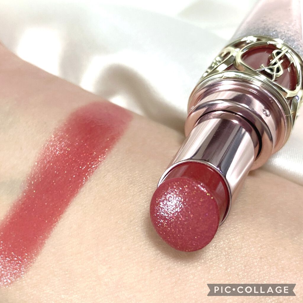 ルージュ ヴォリュプテ シャイン/YVES SAINT LAURENT BEAUTE/口紅を使ったクチコミ(10枚目)