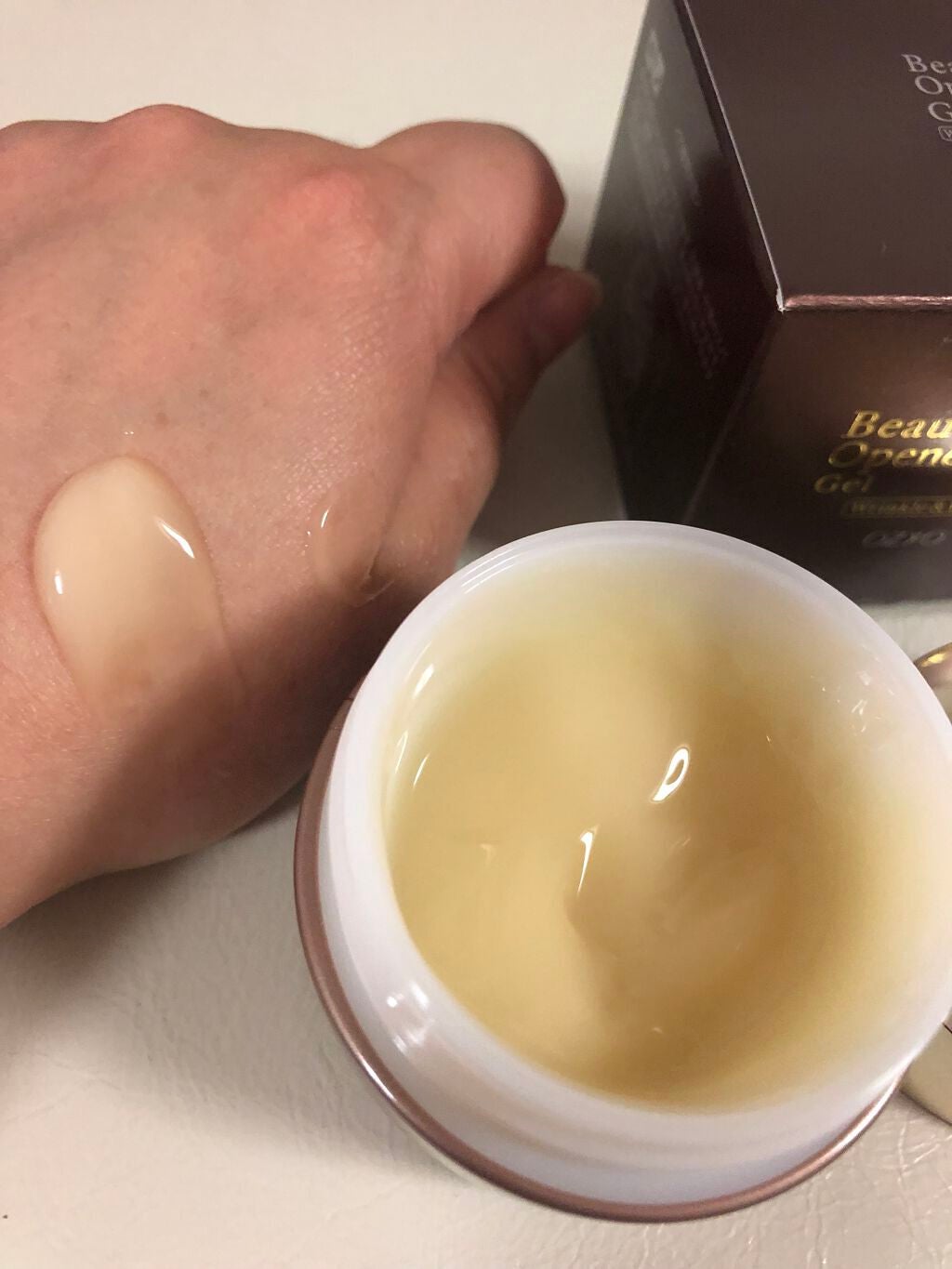 ビューティーオープナージェル リンクル&ホワイト/オージオ/美容液を使ったクチコミ(6枚目)