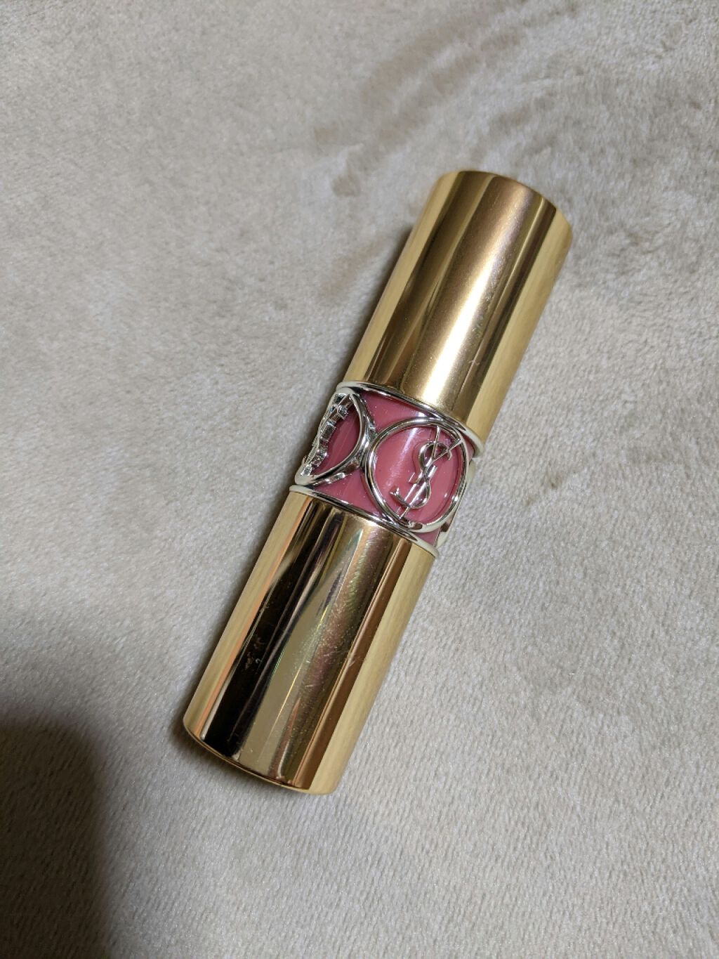 ルージュ ヴォリュプテ シャイン/YVES SAINT LAURENT BEAUTE/口紅を使ったクチコミ(1枚目)