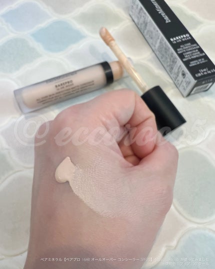 ベアプロ 16HR オールオーバー コンシーラー SPF25(PA+++) フェア 100 クール/bareMinerals/リキッドコンシーラーを使ったクチコミ(3枚目)