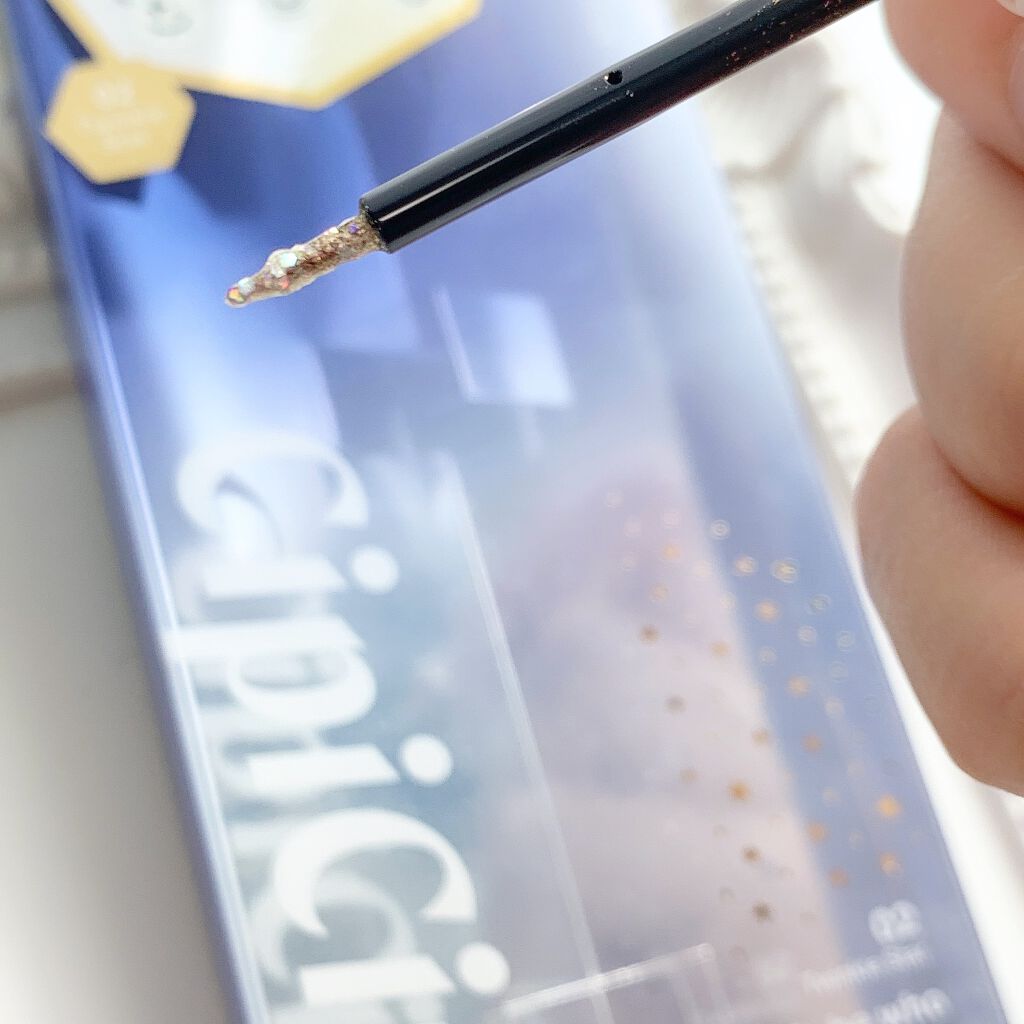 グリッターイルミネーションライナー/CipiCipi/リキッドアイライナーを使ったクチコミ(6枚目)