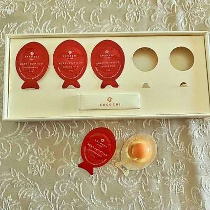 ココチ AG スリーピングパック N/COCOCHI/フェイスクリームを使ったクチコミ(2枚目)