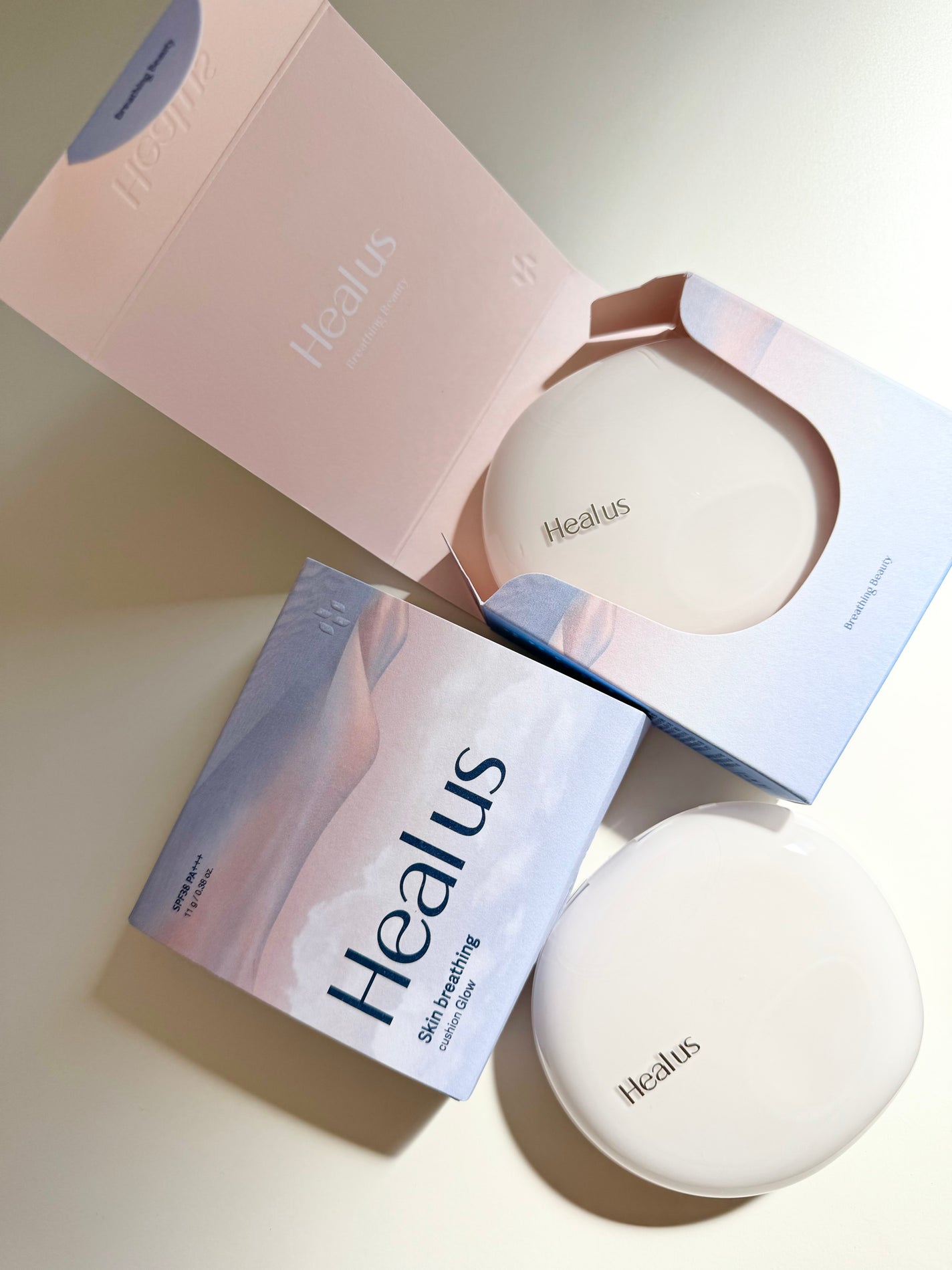 ブリージンググロークッション/Healus/クッションファンデーションを使ったクチコミ(5枚目)