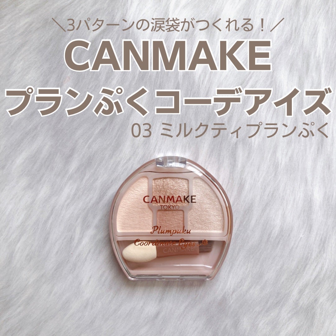 プランぷくコーデアイズ/キャンメイク/パウダーアイシャドウを使ったクチコミ(1枚目)