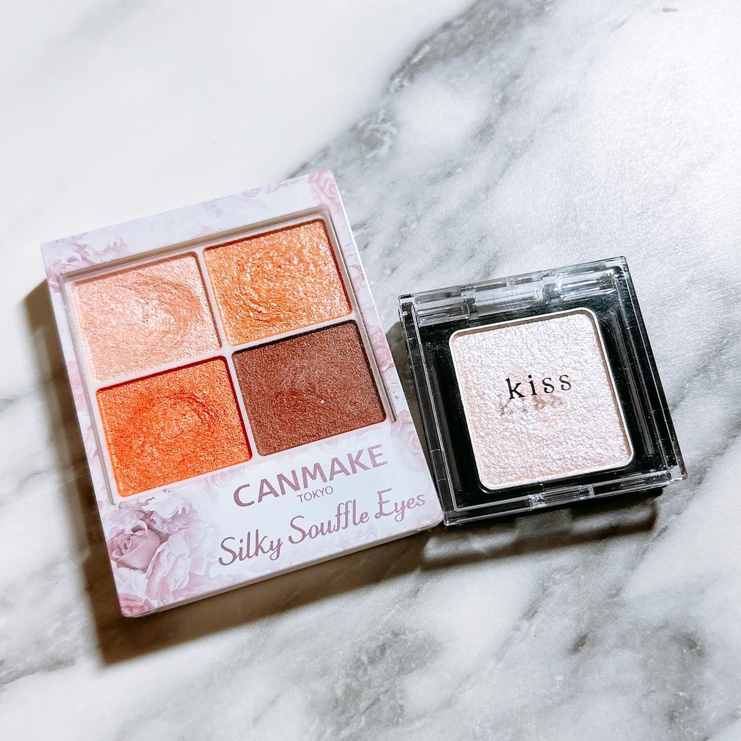  シアー グリッターアイズ 55 バブル(BUBBLE)/KiSS/単色アイシャドウを使ったクチコミ（3枚目）