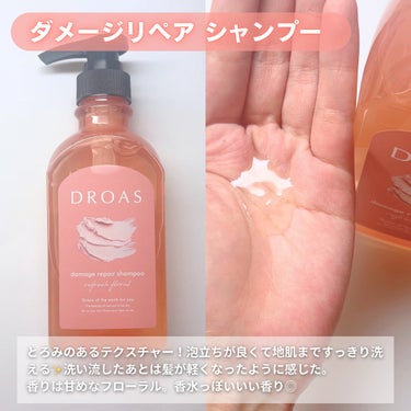 クレイヘアマスク エクストラダメージリペア/DROAS/洗い流すヘアトリートメントを使ったクチコミ（3枚目）