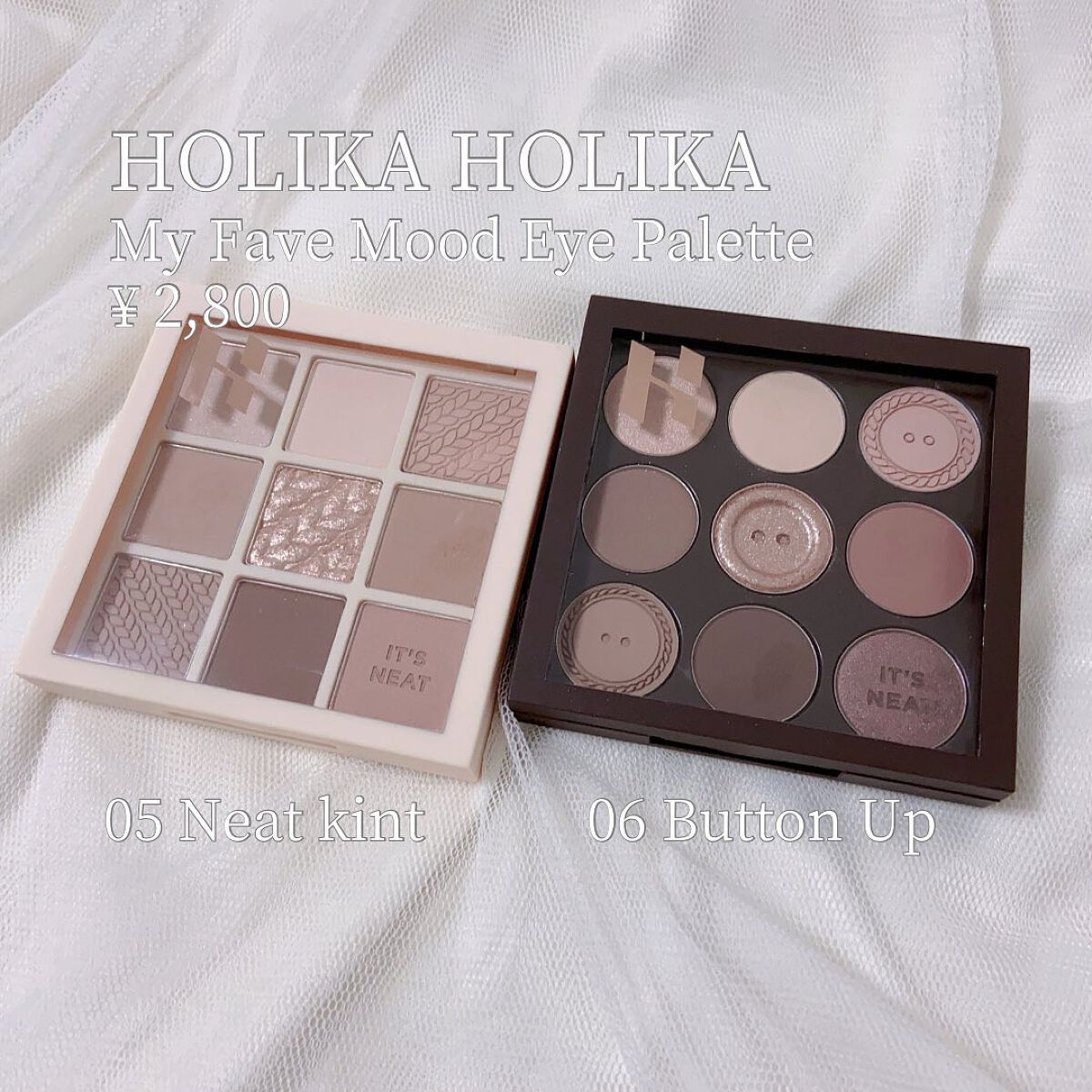 マイフェイブムードアイパレット 9カラー/HOLIKA HOLIKA/アイシャドウパレットを使ったクチコミ（2枚目）