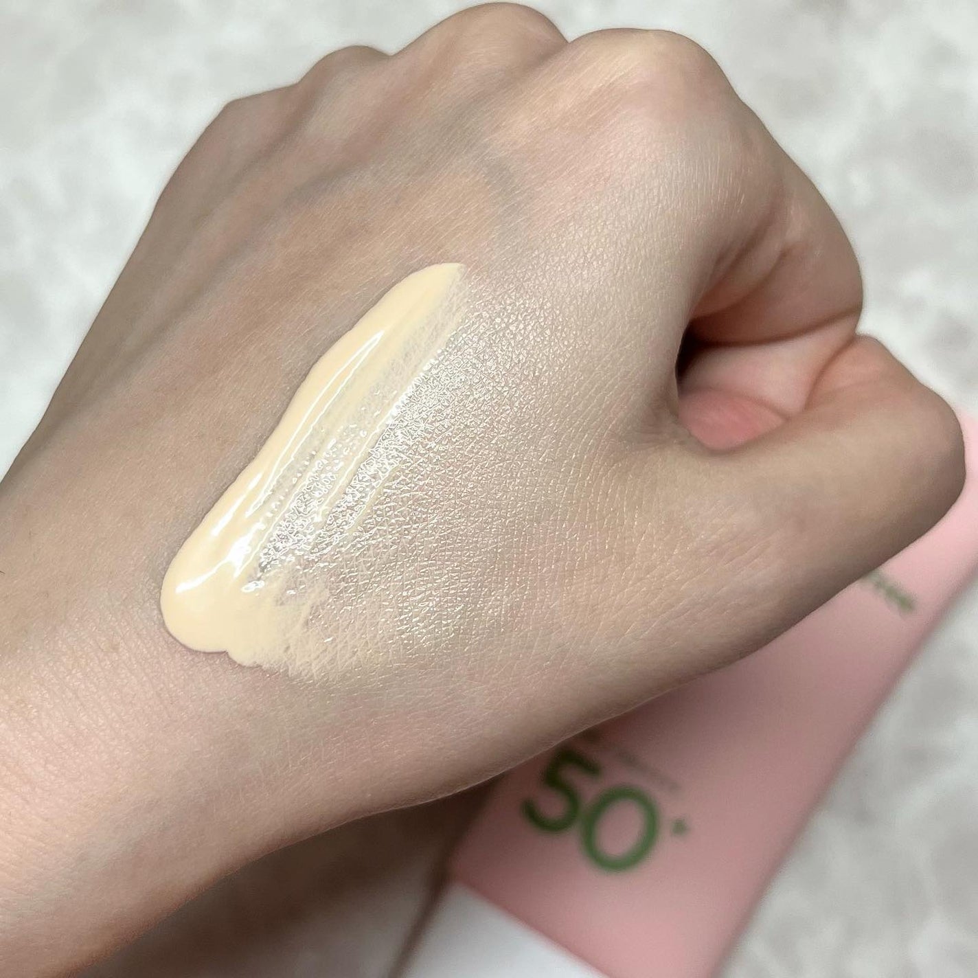 ファンデフリー サンクリーム モイスチャー/manyo/日焼け止めクリームを使ったクチコミ(4枚目)