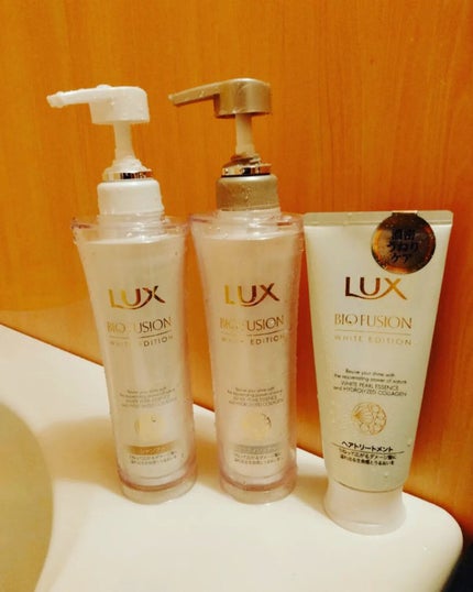 バイオフュージョン ホワイトシャンプー/ホワイトコンディショナー/LUX/市販シャンプーを使ったクチコミ(2枚目)