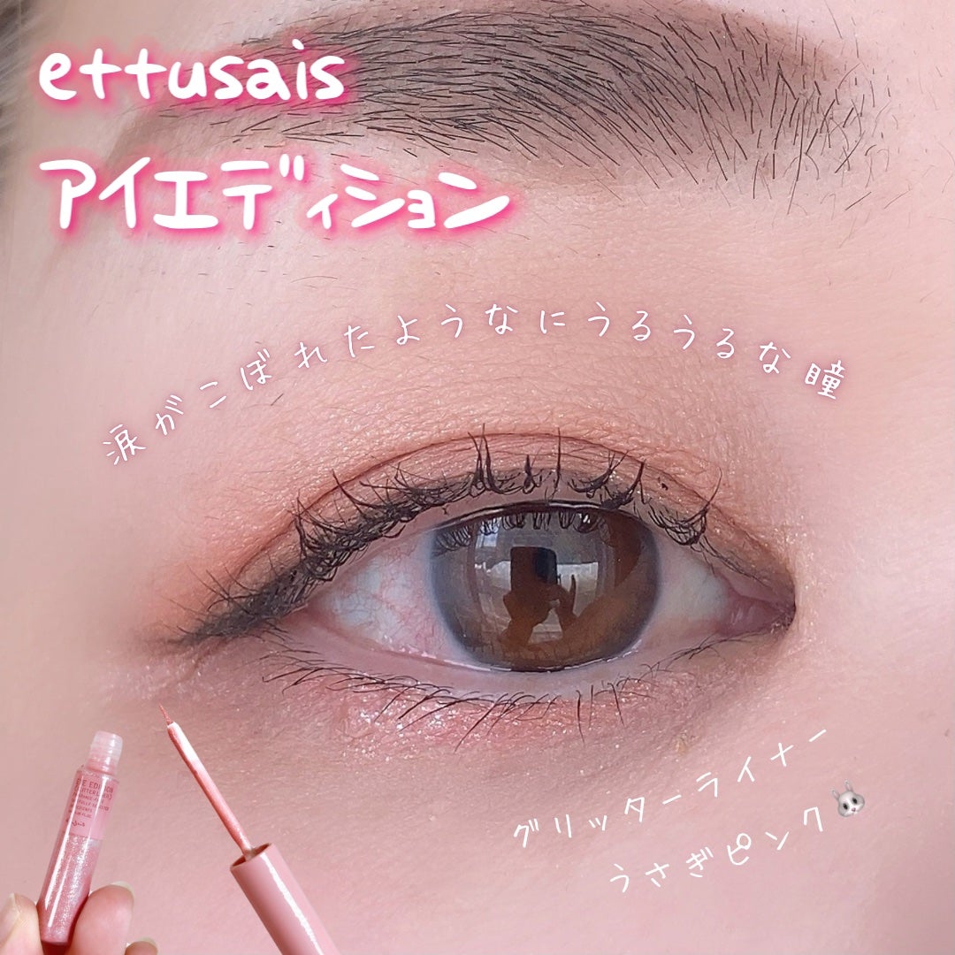 エテュセ アイエディション(グリッターライナー)/ettusais/リキッドアイライナーを使ったクチコミ(1枚目)
