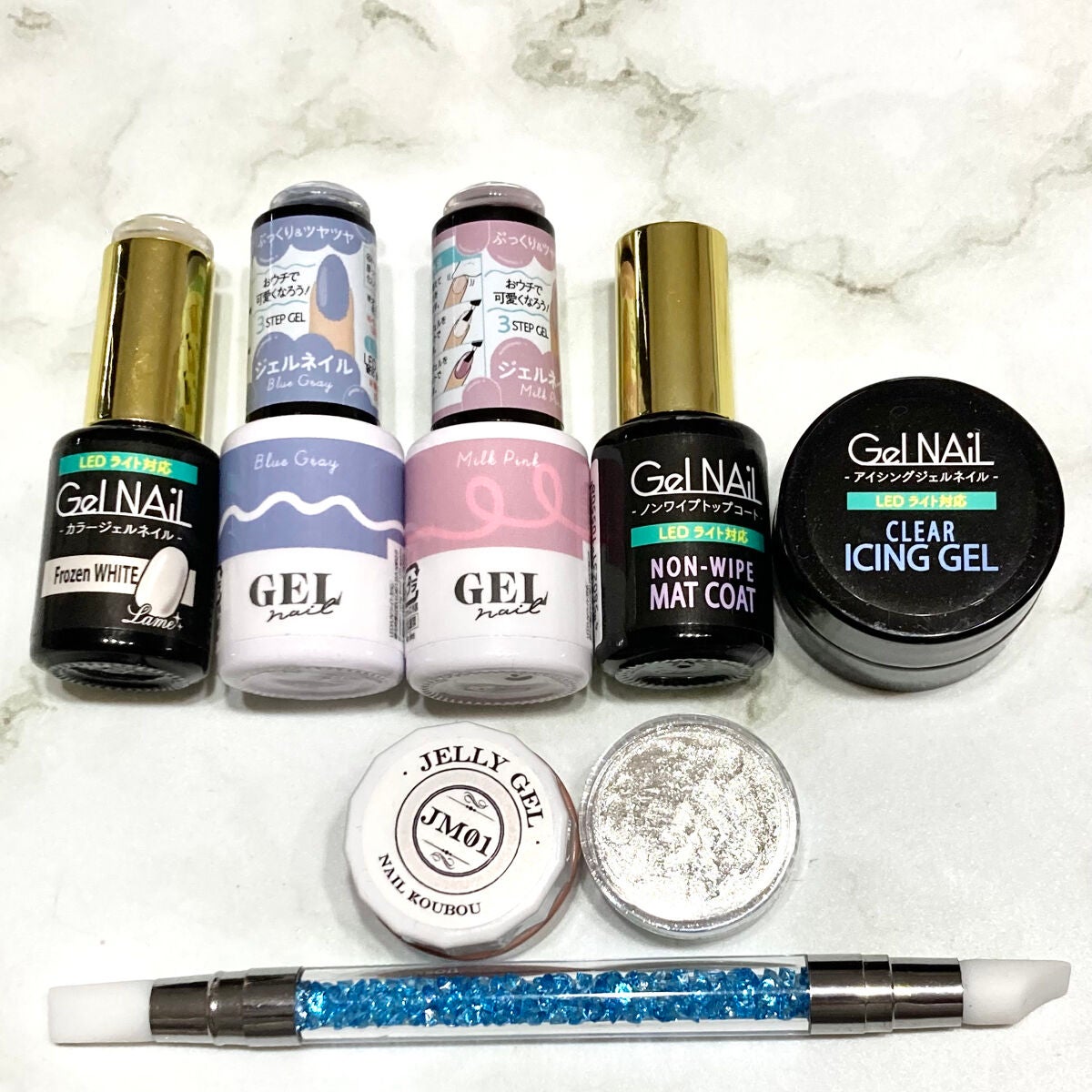 ジェルネイル(ライト対応)/セリア/ジェルネイルを使ったクチコミ(5枚目)