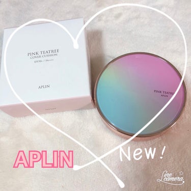 ピンクティーツリーカバークッション/APLIN/クッションファンデーションを使ったクチコミ（1枚目）