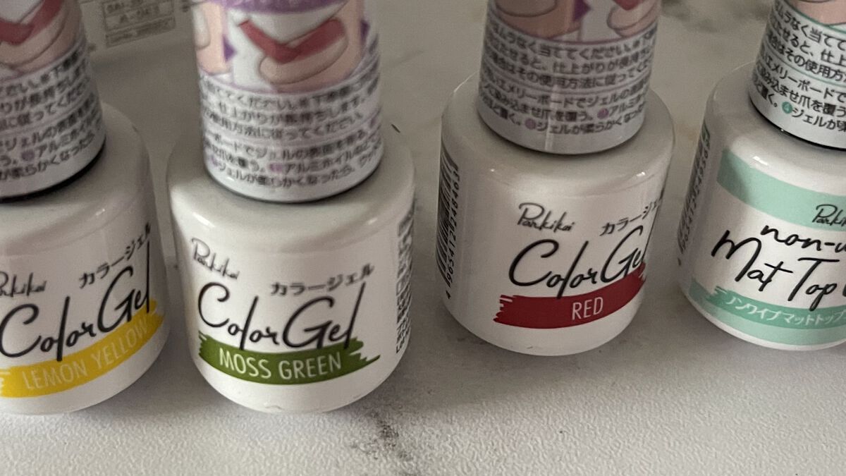 パル カラージェル レッド/キャンドゥ/ジェルネイルを使ったクチコミ（3枚目）