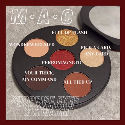 サプライズ アイズ アイシャドウ × 6 ウォーム/M・A・C/アイシャドウパレットを使ったクチコミ(1枚目)