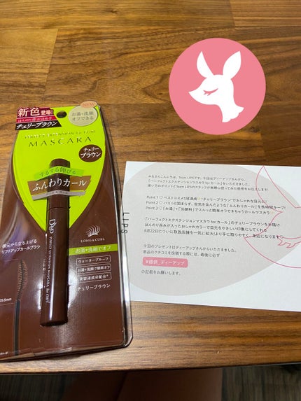パーフェクトエクステンション マスカラ for カール/D-UP/マスカラを使ったクチコミ(1枚目)