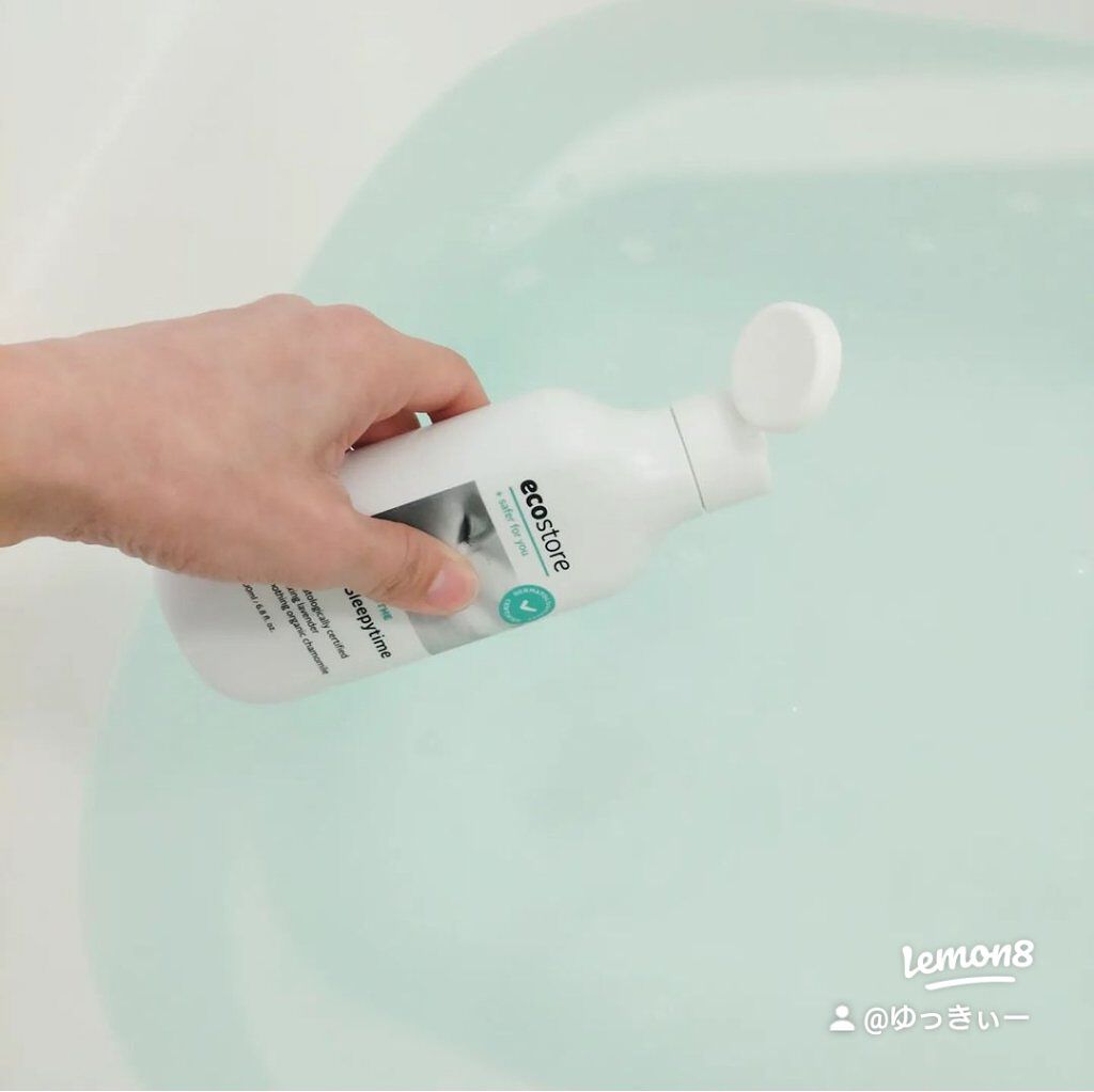 ベビースリーピータイム/ecostore/保湿系入浴剤を使ったクチコミ（2枚目）