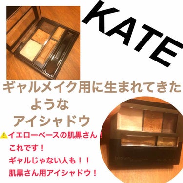 ブラウンシェードアイズN/KATE/アイシャドウパレットを使ったクチコミ（1枚目）