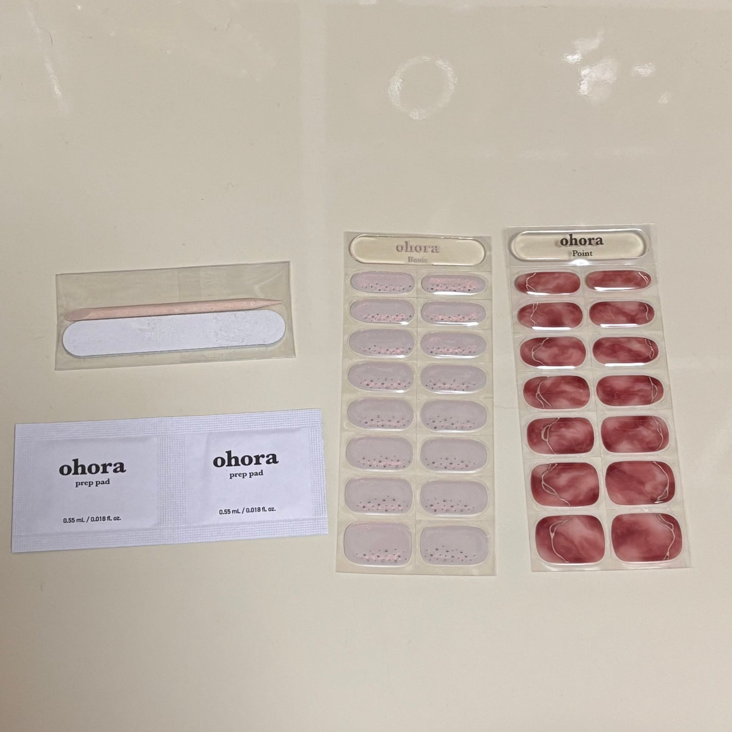 セミキュアジェルネイル(ハンド)/ohora/ネイルシールを使ったクチコミ(3枚目)