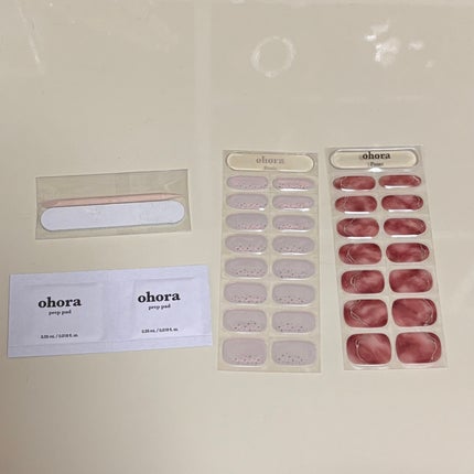 セミキュアジェルネイル(ハンド)/ohora/ネイルシールを使ったクチコミ(3枚目)