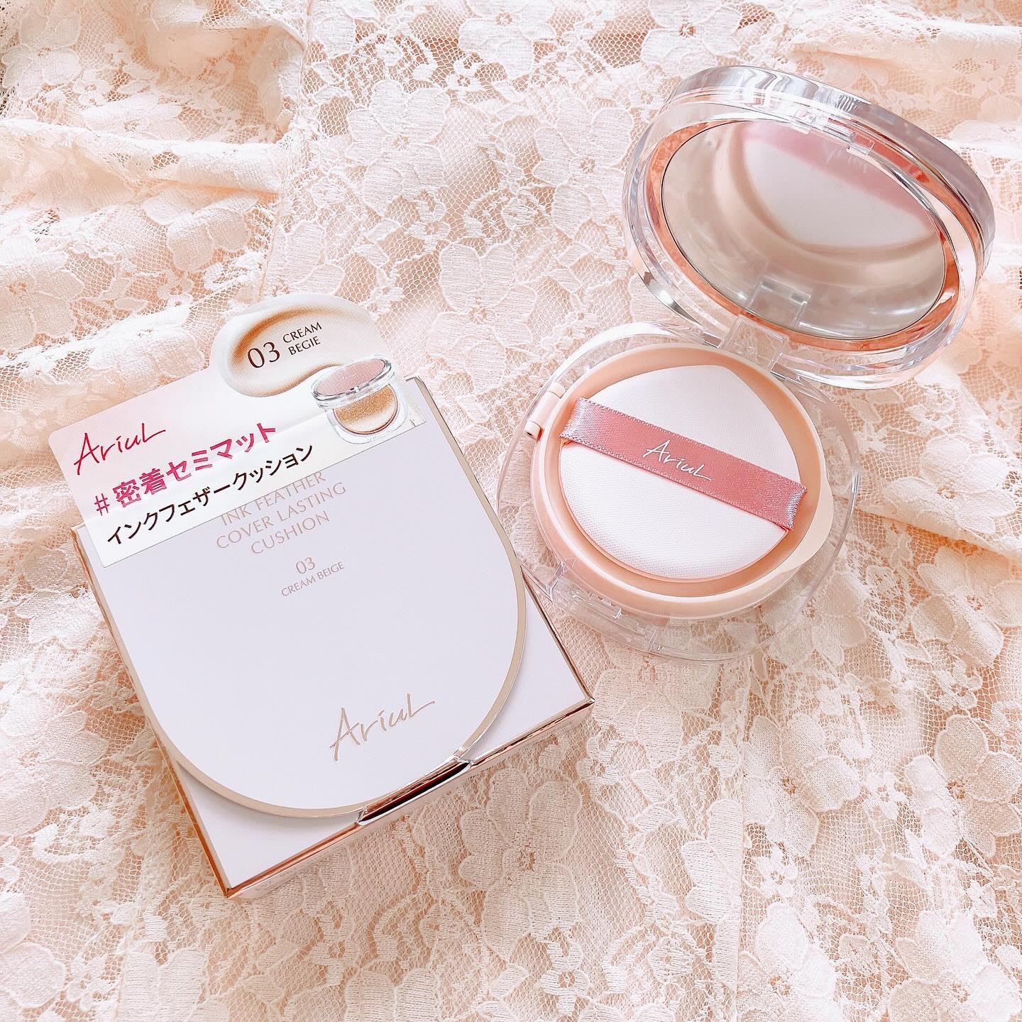 アリウル インクフェザーカバーラスティングクッション/Ariul/クッションファンデーションを使ったクチコミ（2枚目）