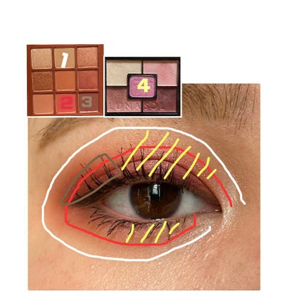 プレイカラーアイシャドウ メープルロード/ETUDE/アイシャドウパレットを使ったクチコミ(2枚目)