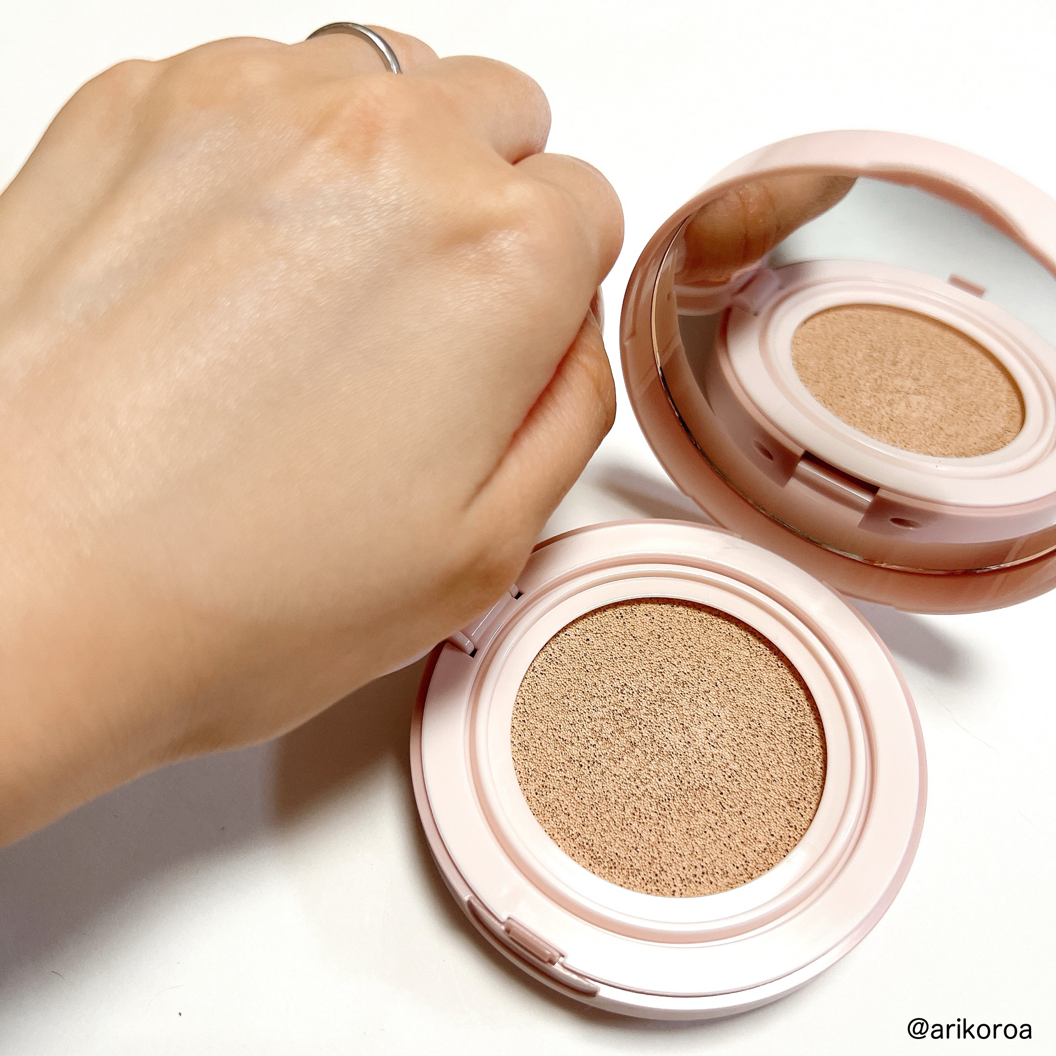 フィットグロウクッション/キャンメイク/クッションファンデーションを使ったクチコミ（3枚目）