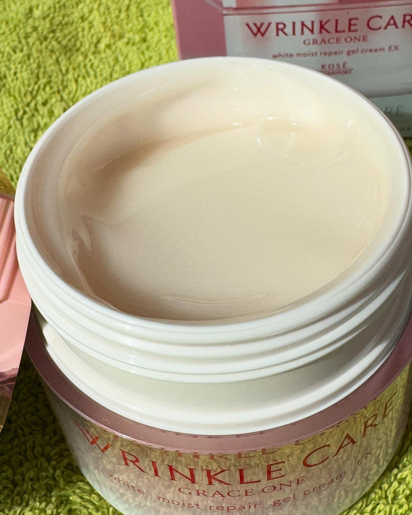 グレイス ワン リンクルケア ホワイト モイストリペア ジェルクリーム ＥＸ/グレイスワン/オールインワン化粧品を使ったクチコミ（2枚目）